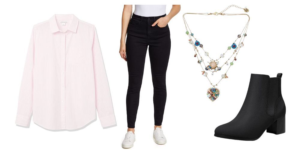 pink dress shirt outfit