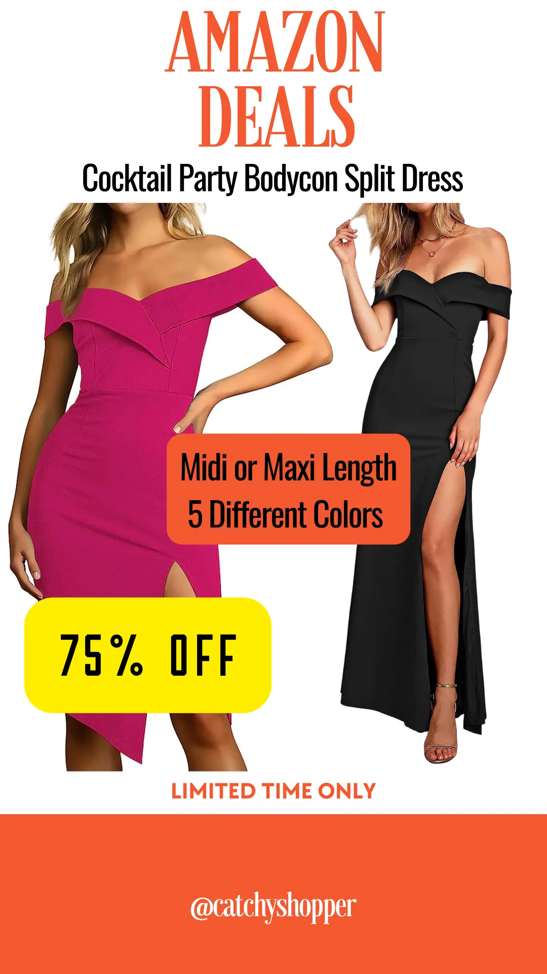 Cocktail Party Split Dress