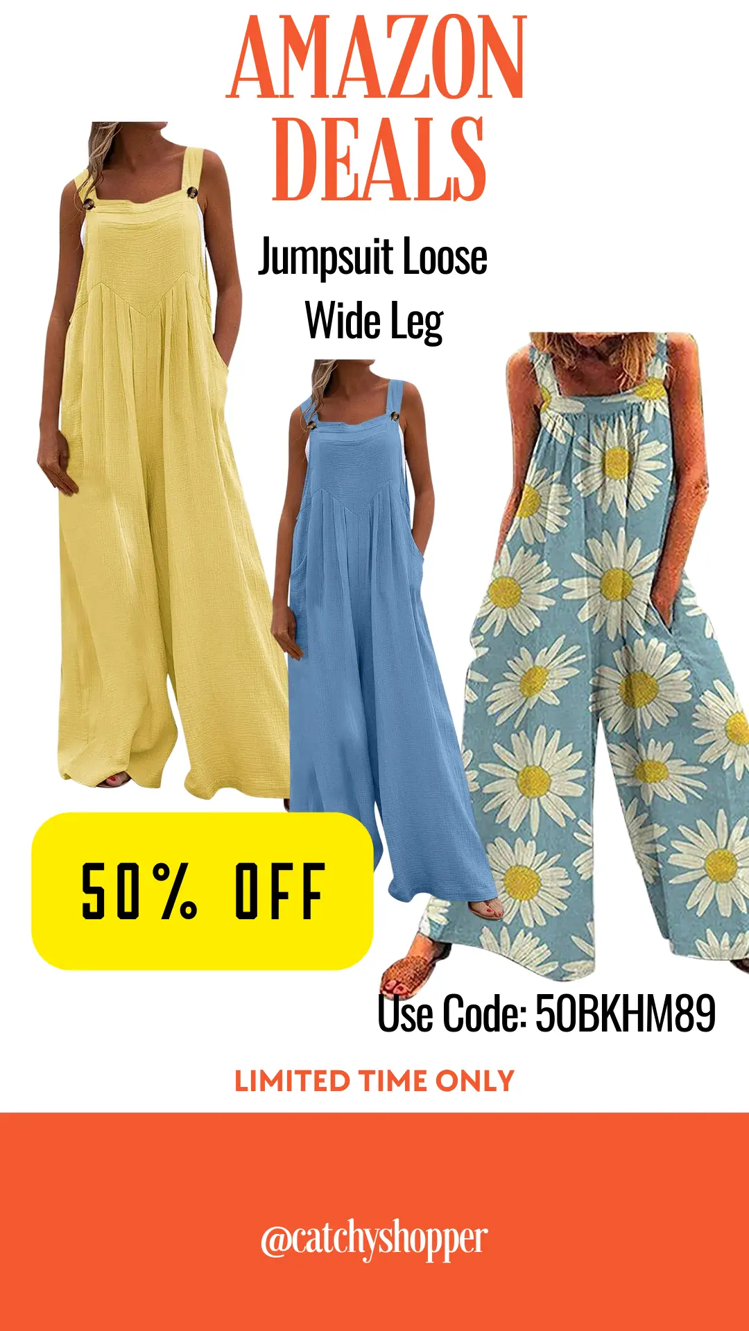 Jumpsuit Loose Wide Leg