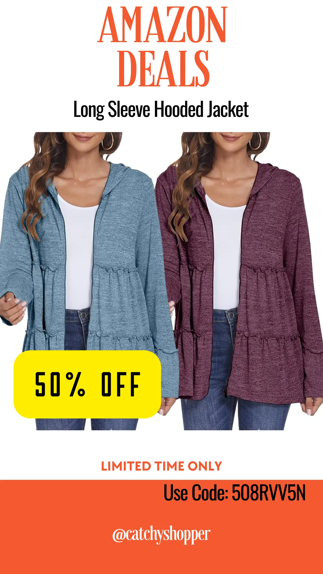 Long Sleeve Hooded Jacket