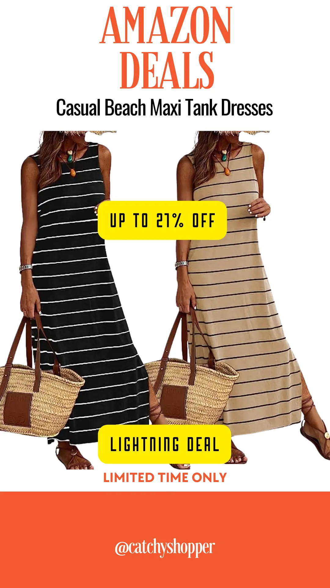 Casual Beach Maxi Tank Dresses