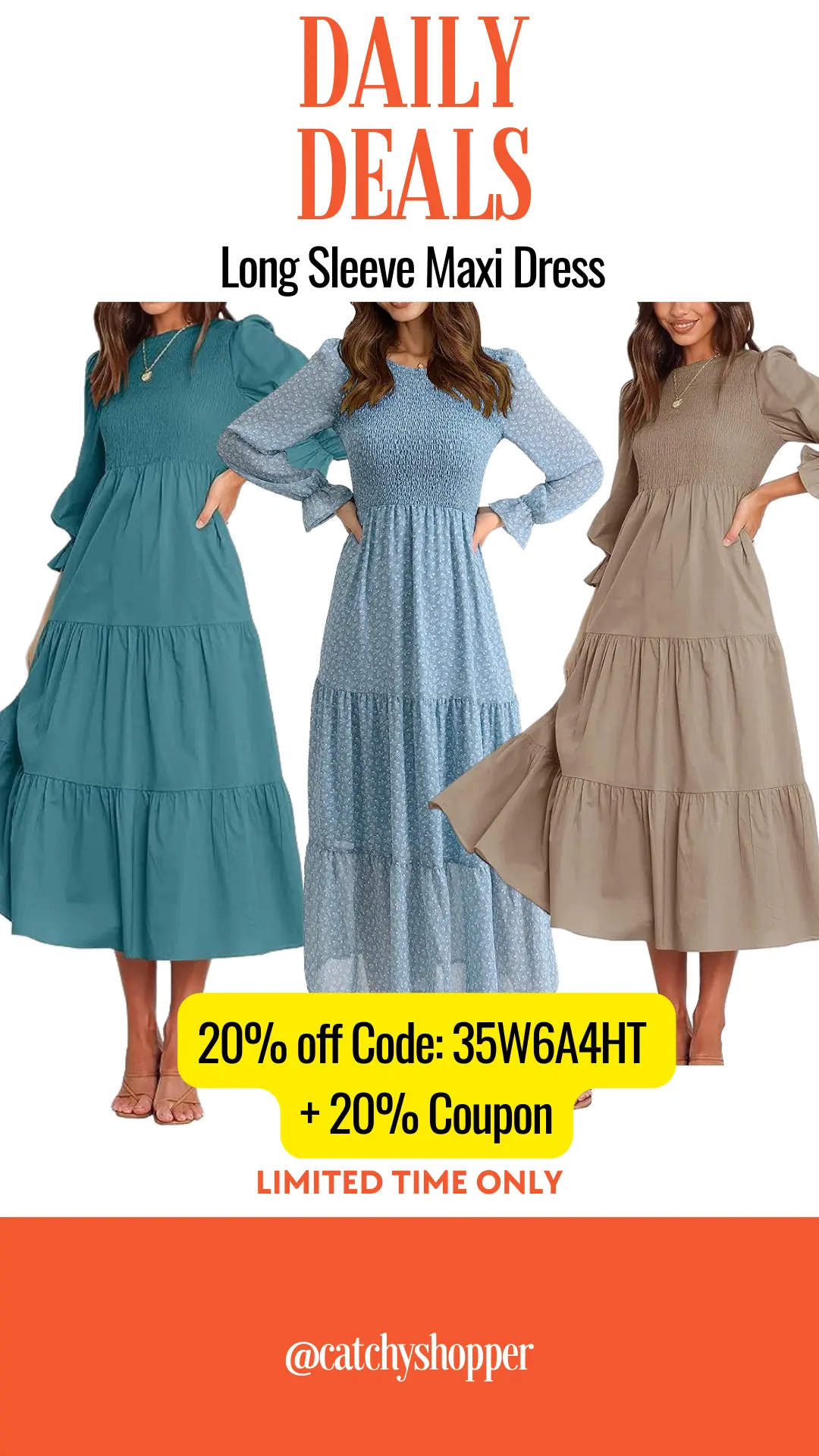 Long Sleeve Maxi Dress