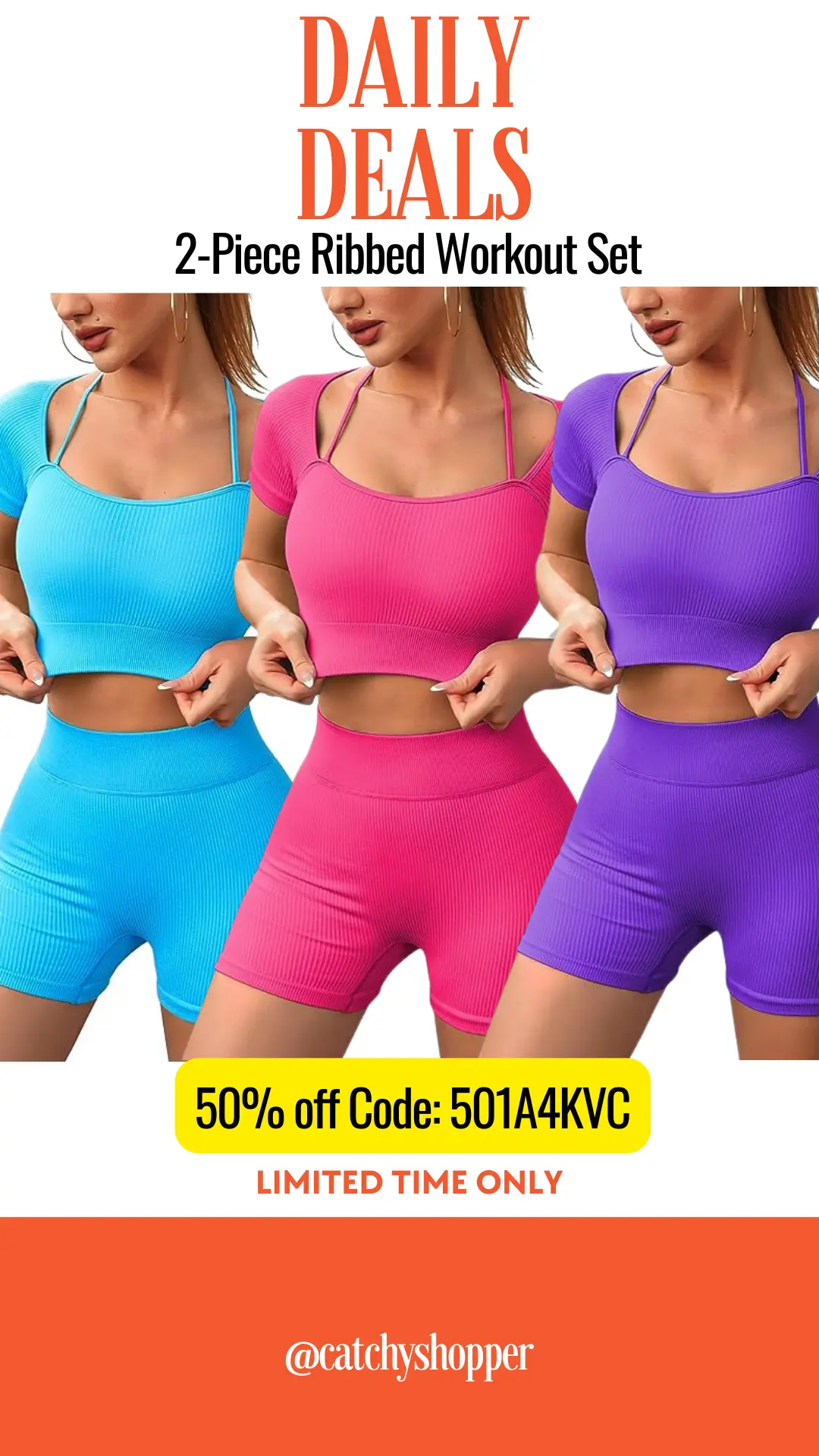 2-Piece Ribbed Workout Set