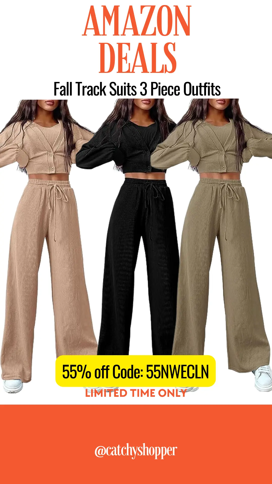Fall Track Suits 3 Piece Outfits