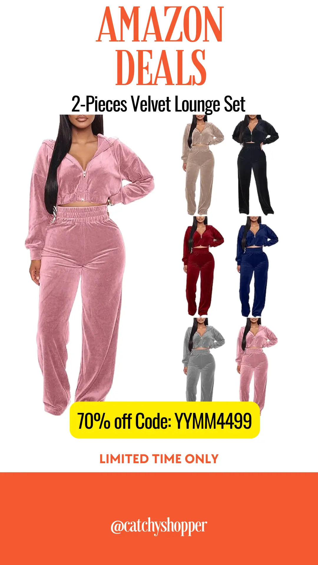 2-Piece Velvet Lounge Set