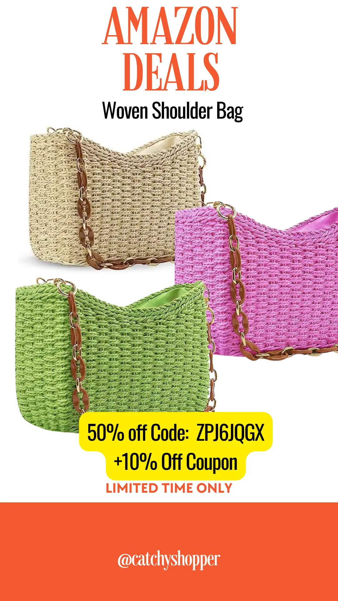 Woven Shoulder Bag