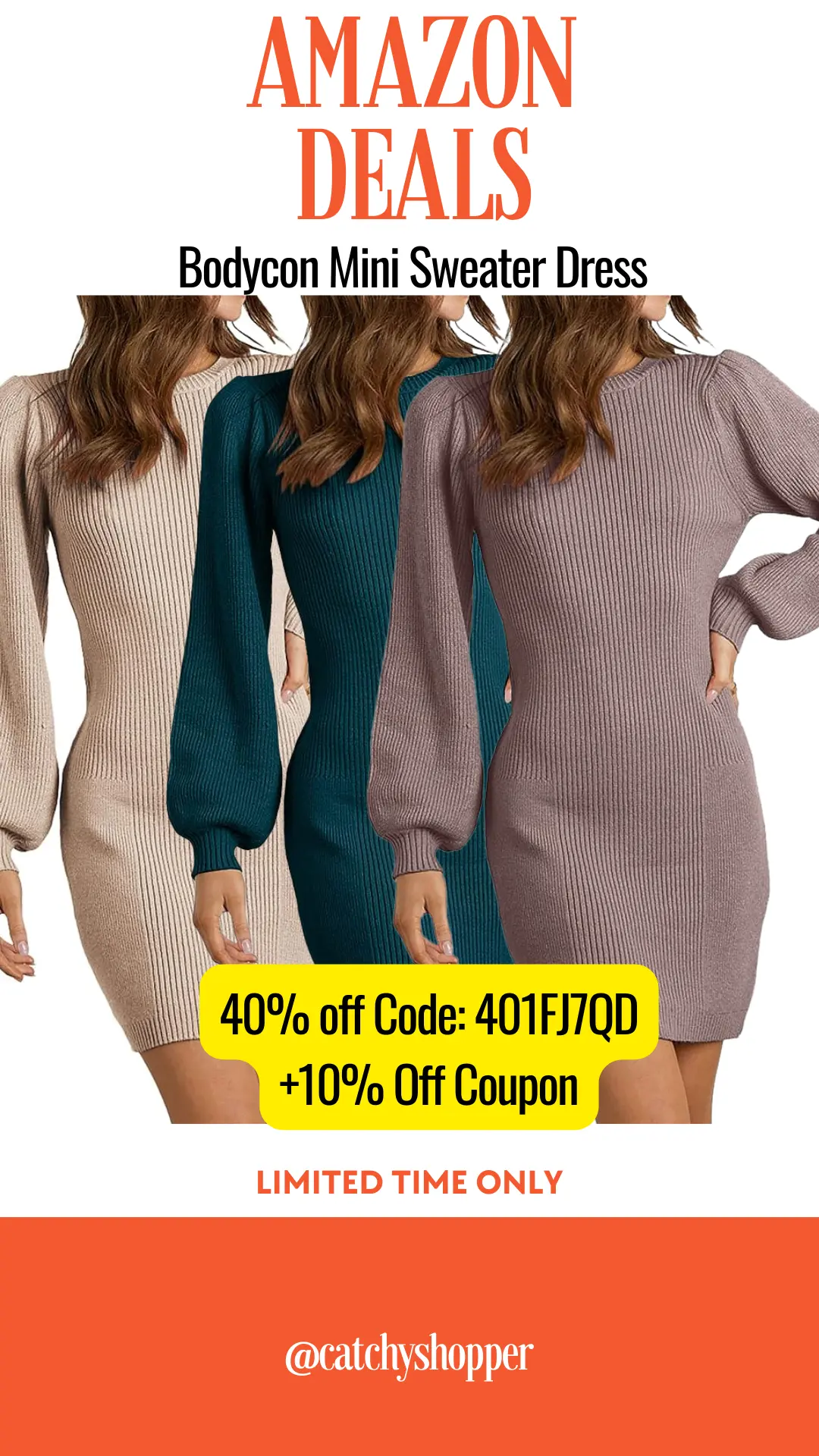 Bodycon Mini Sweater Dress