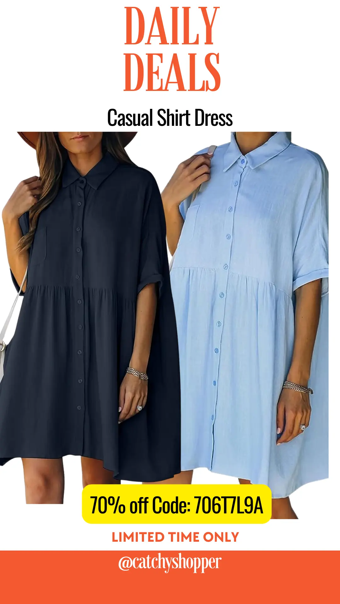 Casual Shirt Dress