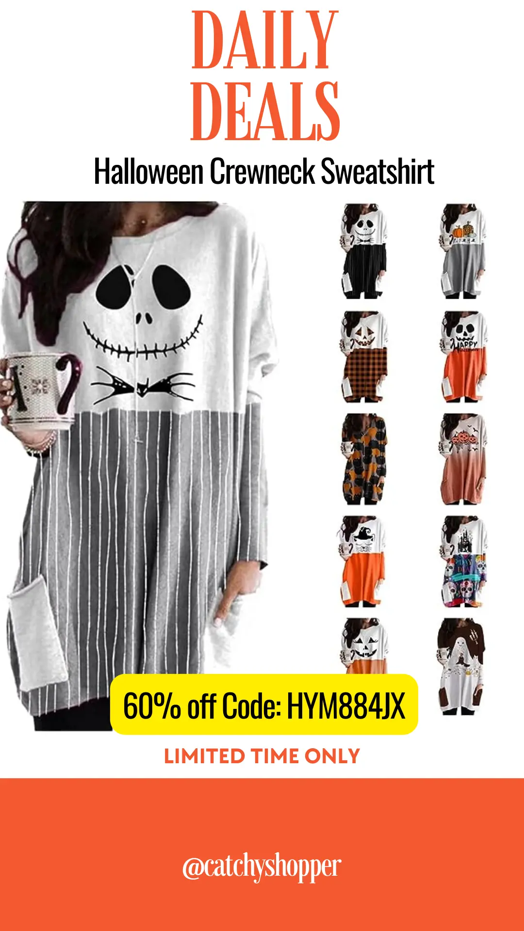Halloween Crewneck Sweatshirt
