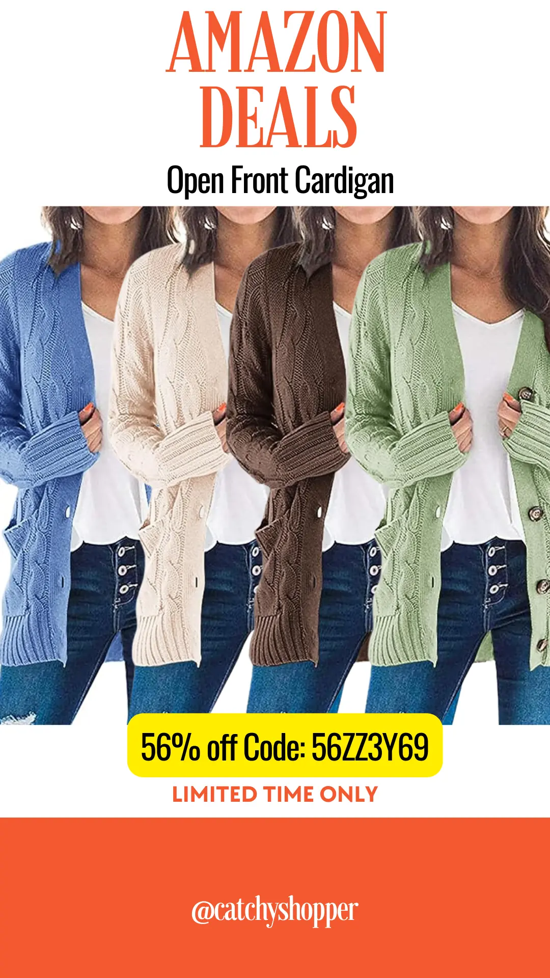 Open Front Cardigan