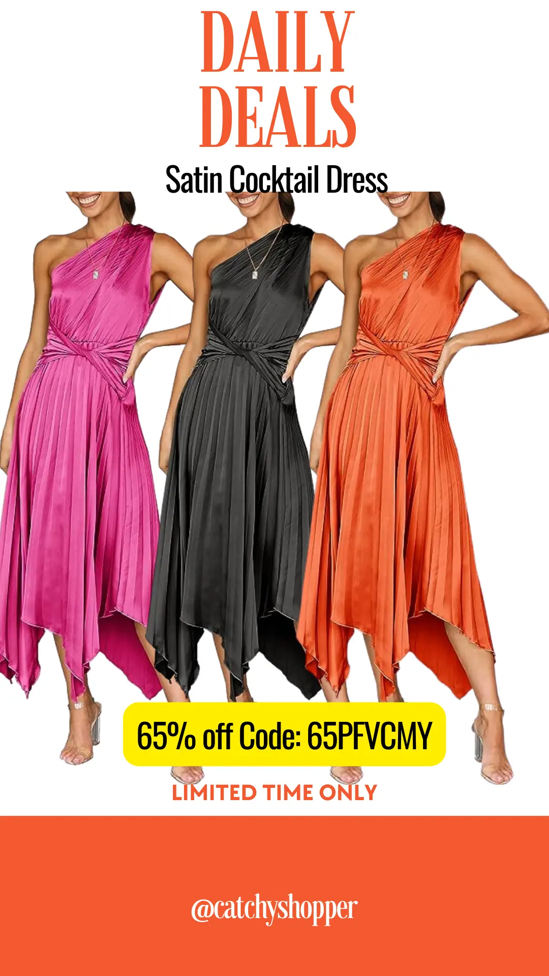 Satin Cocktail Dress