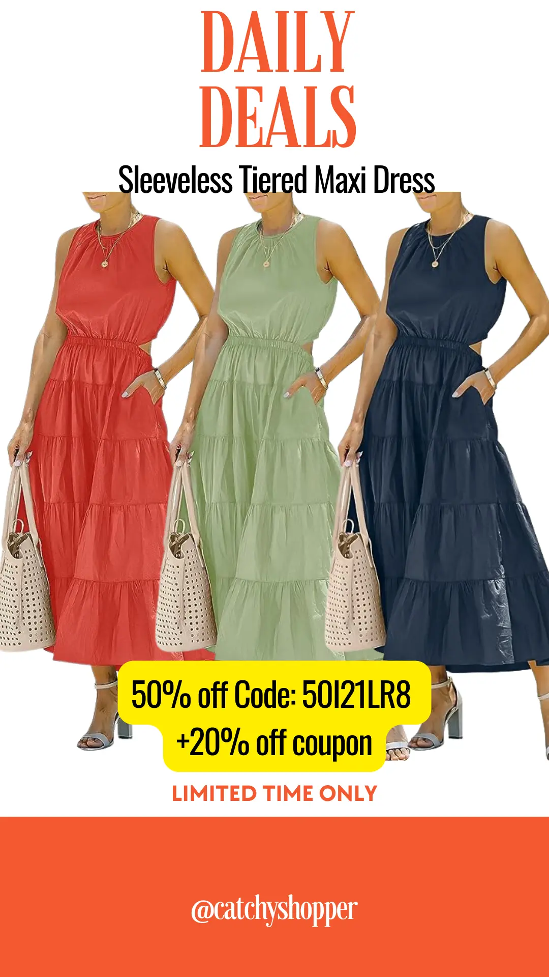 Sleeveless Tiered Maxi Dress