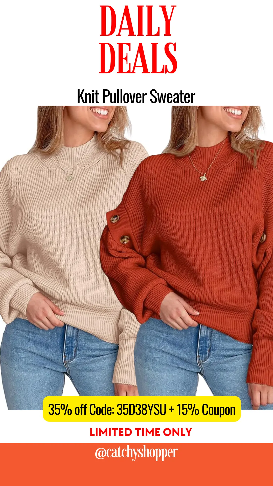 Knit Pullover Sweater