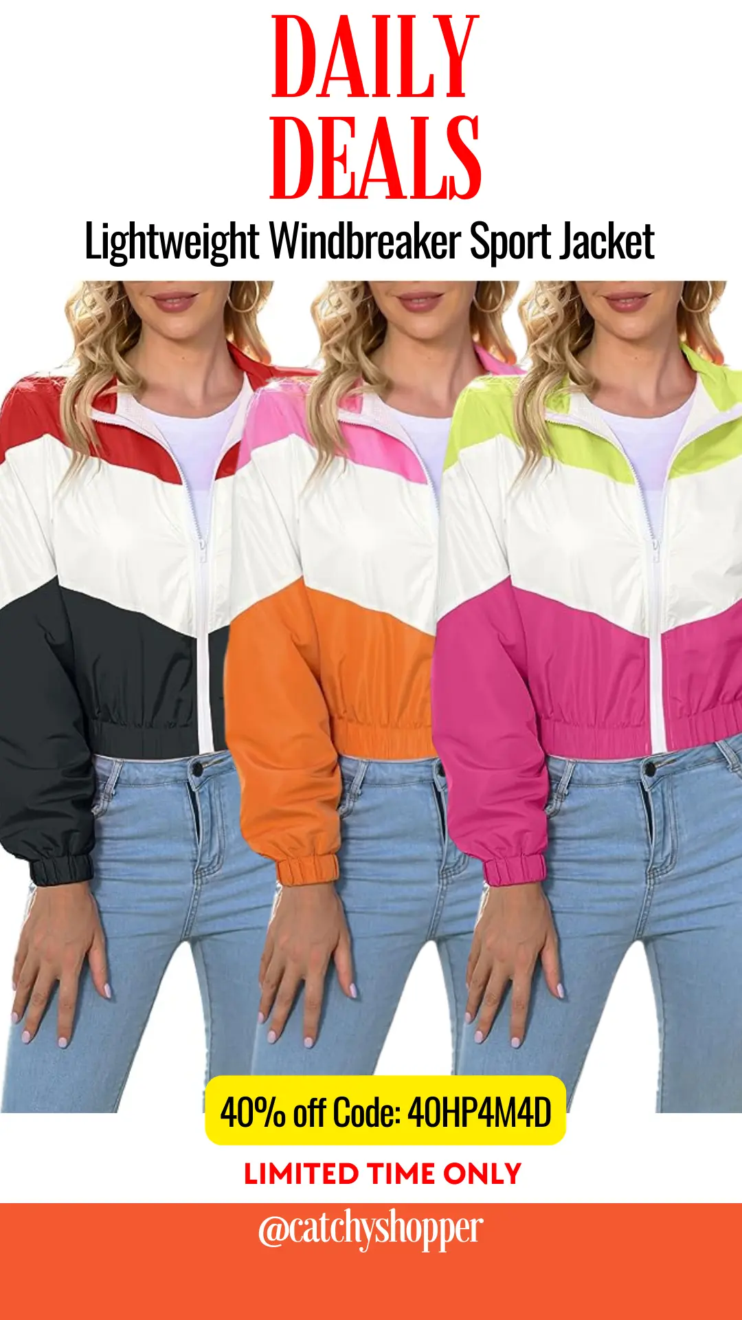 Lightweight Windbreaker Sport Jacket