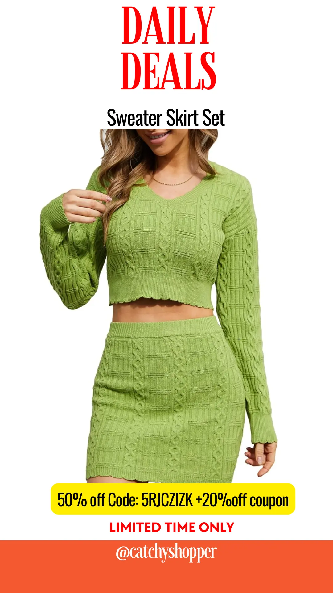 Sweater Skirt Set
