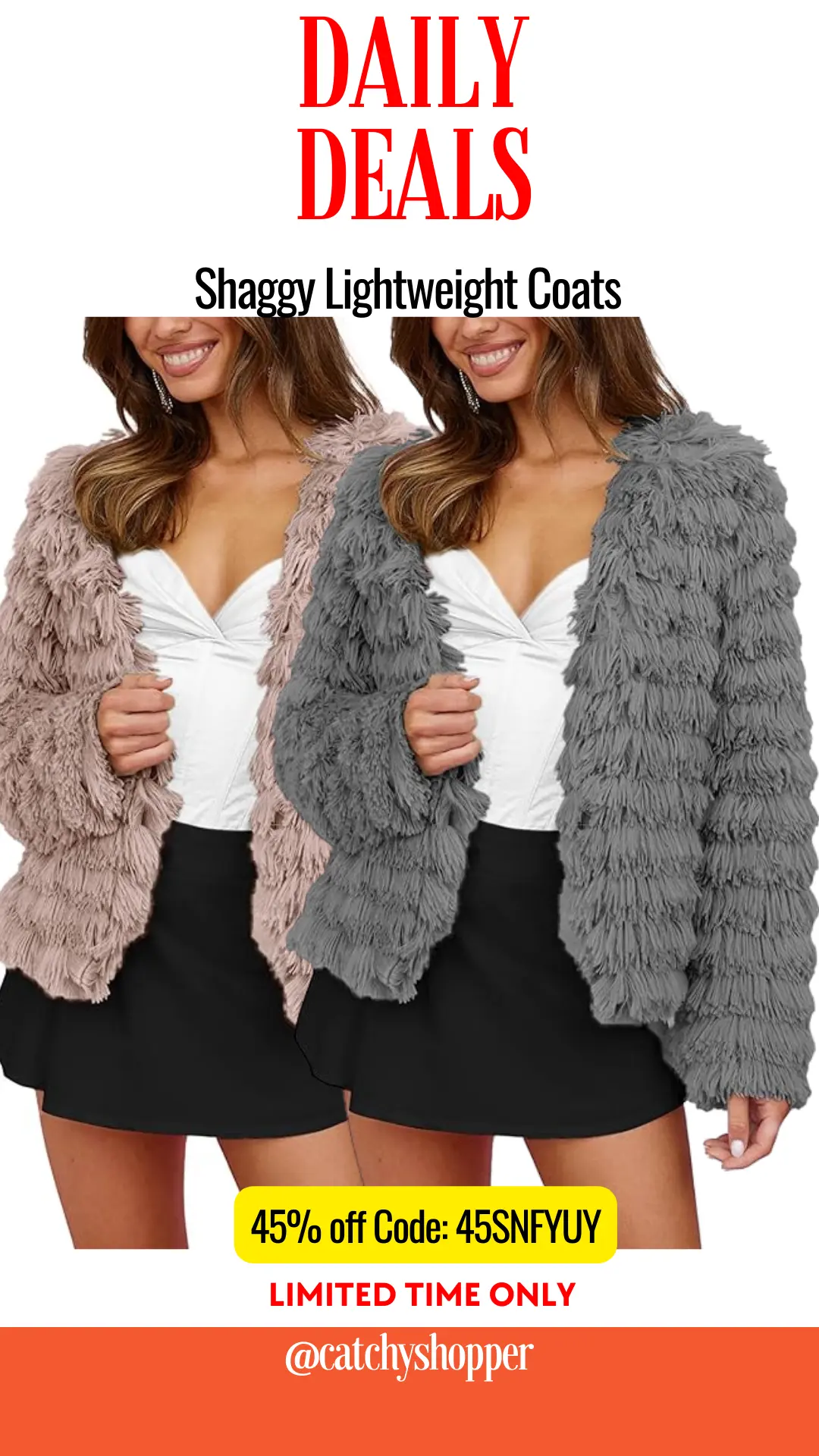 Shaggy Lightweight Coats