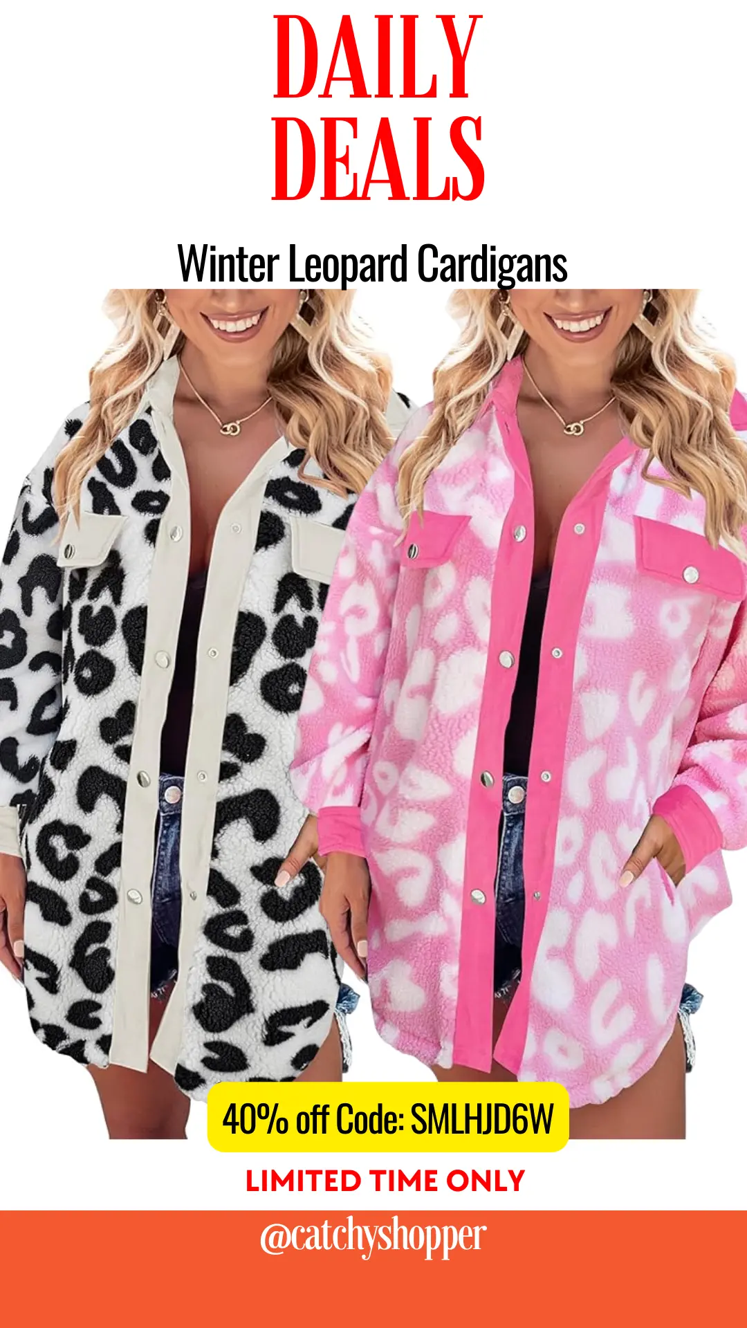 Winter Leopard Cardigans