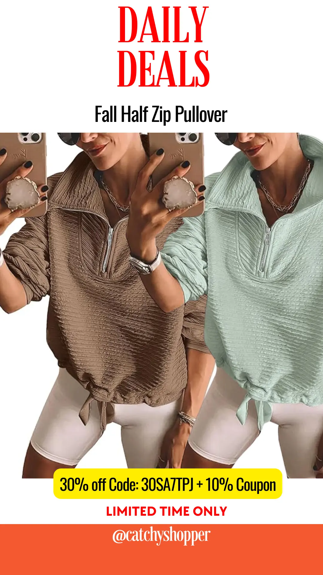 Fall Half Zip Pullover