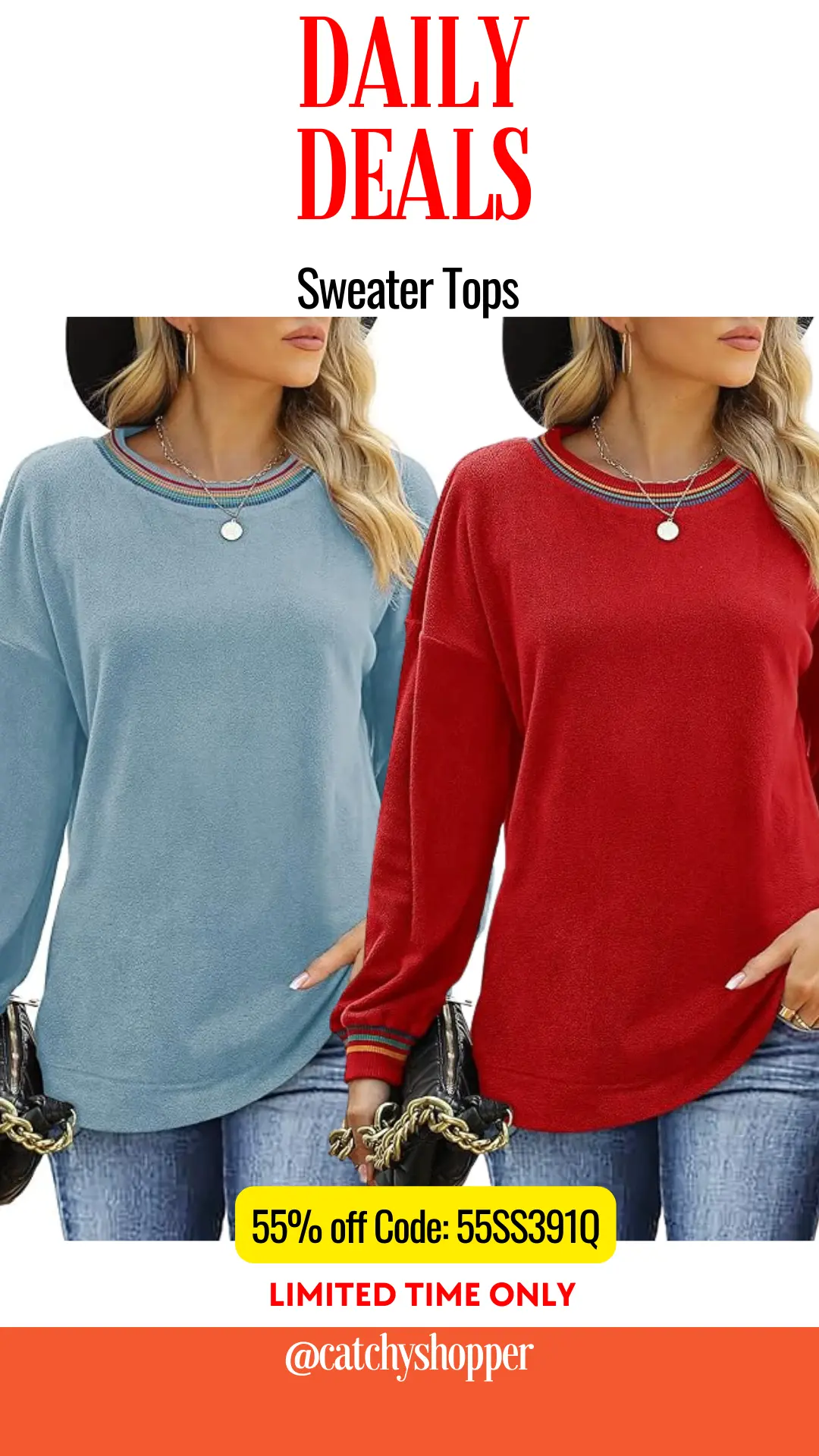 Striped Sweater Tops