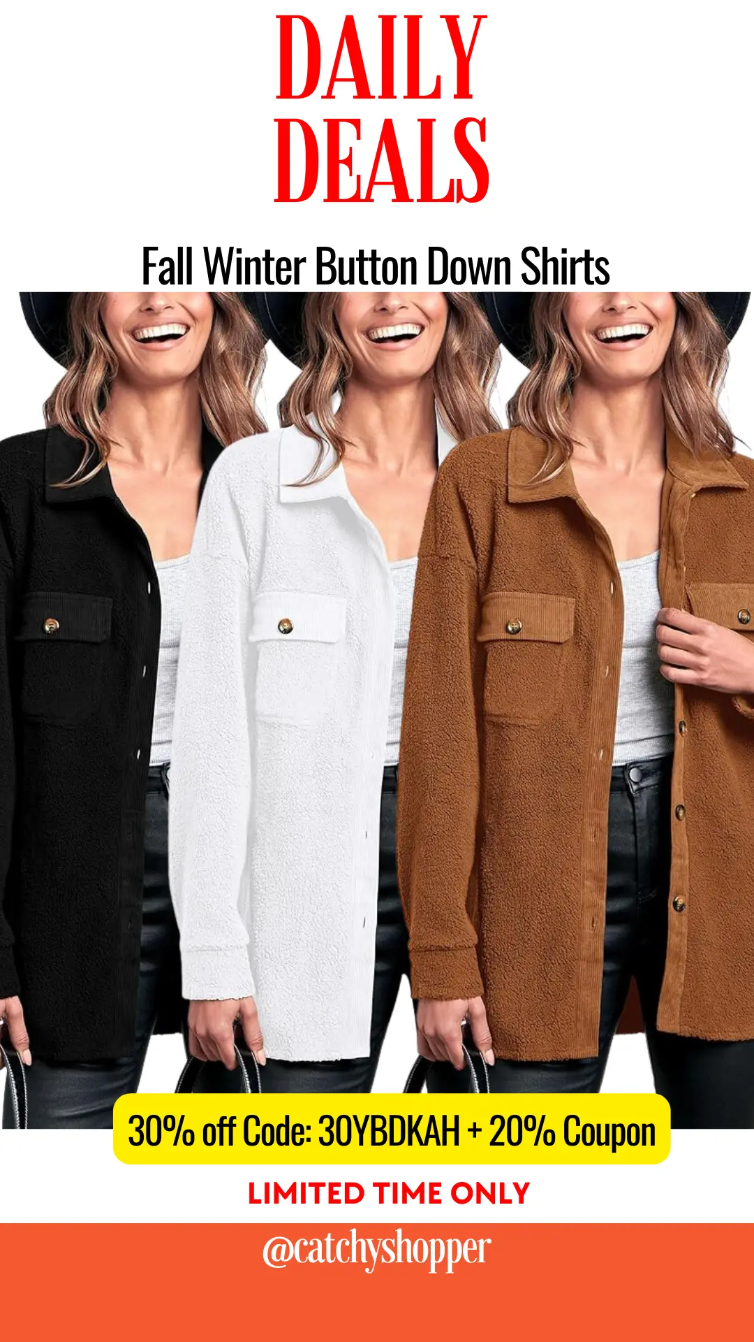 Fall Winter Button Down Shirts