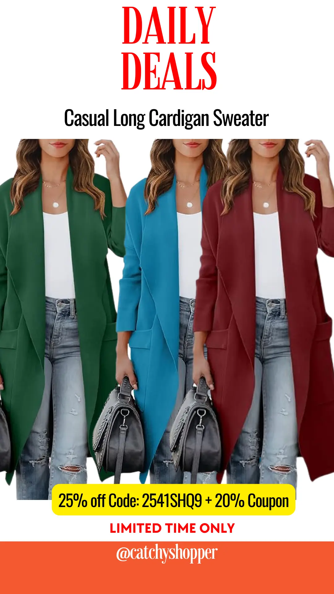 Casual Long Cardigan Sweater
