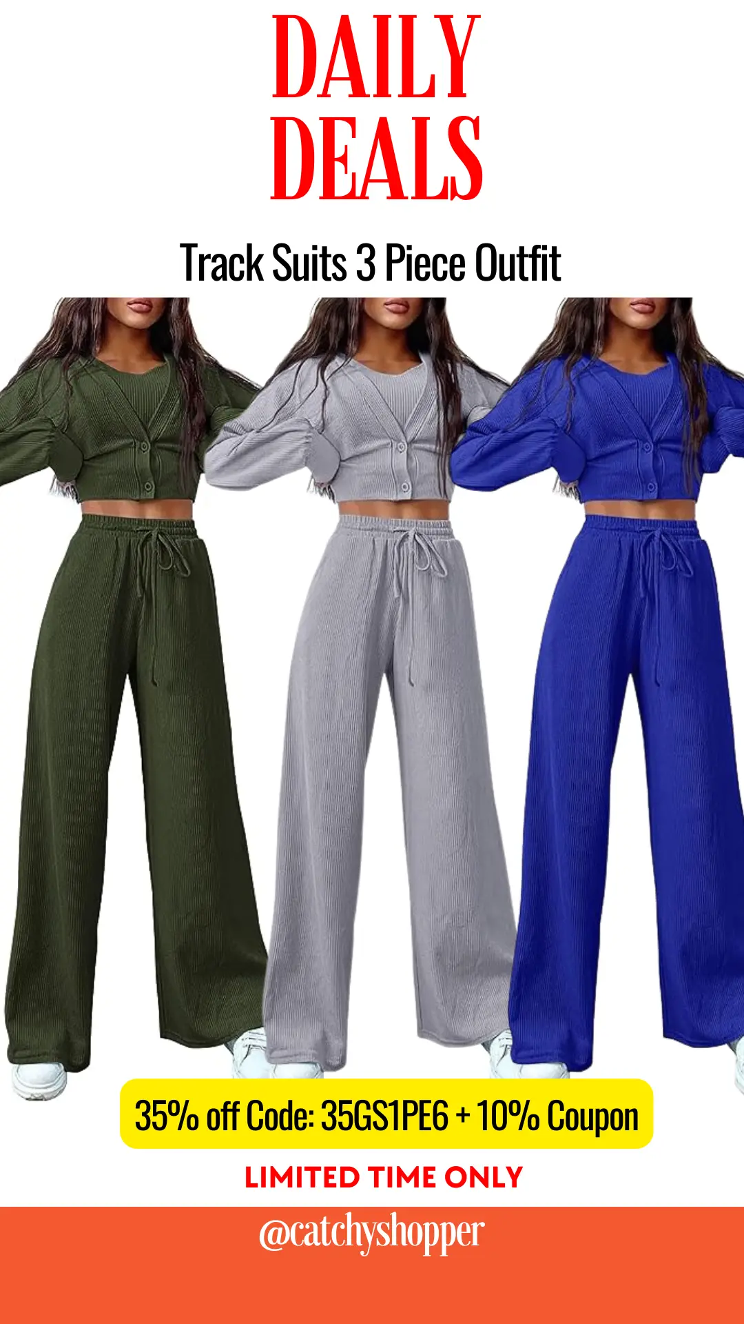 Fall Track Suits 3 Piece Outfits