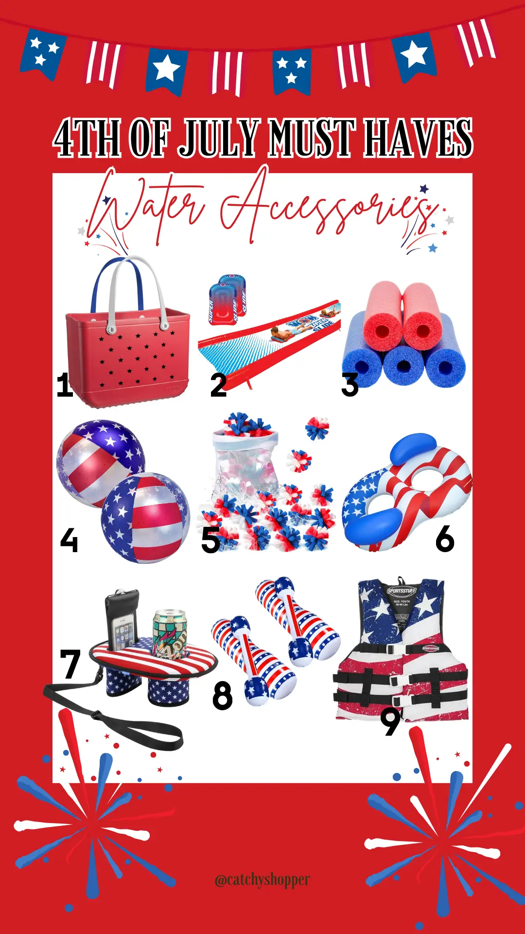 4th of July Water Accessories